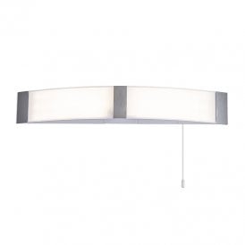Jeamville LED Bathroom Over Mirror Light with Shaver Socket - Polished Chrome