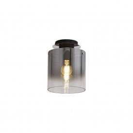 Jene Flush Ceiling Light - Black