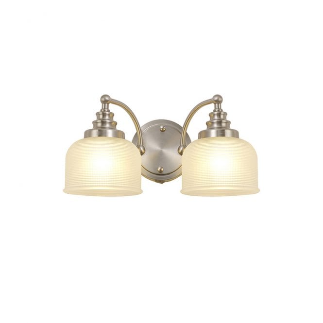 Discovery Lighting Magnolia 2 Arm Wall Light - Satin Nickel