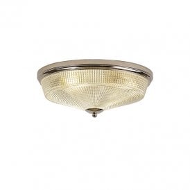Magnolia 438 Flush Ceiling Light - Polished Nickel