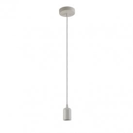 Nailas Ceiling Pendant Lamp Holder In White Finish