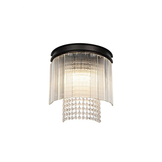 Discovery Lighting Paris 2 Light Wall Fitting in Brown Oxide Finish