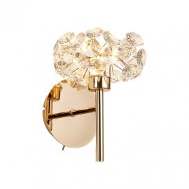 Paris Crystal Wall Light - French Gold