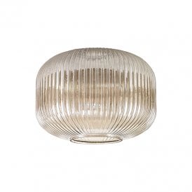 Savannah Glass Ceiling Pendant Shade In Champagne Finish