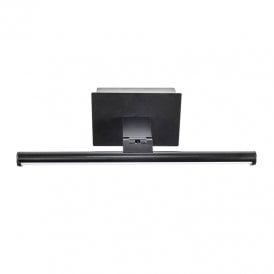 Slimline Medium Battery Operated LED Picture Light With Remote Control In Matt Black Finish