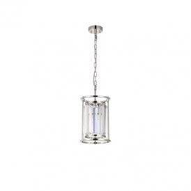Wichita 200 Crystal Ceiling Pendant Light - Polished Nickel