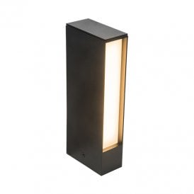 EasyFit Core 12v Garden Lights - Camellia LED Outdoor Pathway Bollard Light - Black