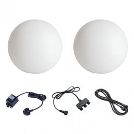 EasyFit Core 12v Garden Lights - Elder Warm White LED Feature Light Kit - 2 Lights