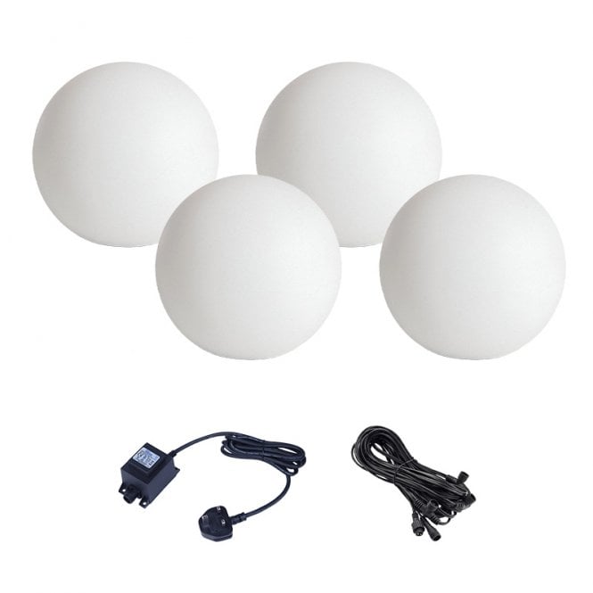 EasyFit Core 12v  Garden Lights - Elder Warm White LED Feature Light Kit - 4 Lights