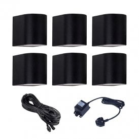 EasyFit Core 12v Garden Lights - Fauna LED Wall Light Kit - 6 Lights