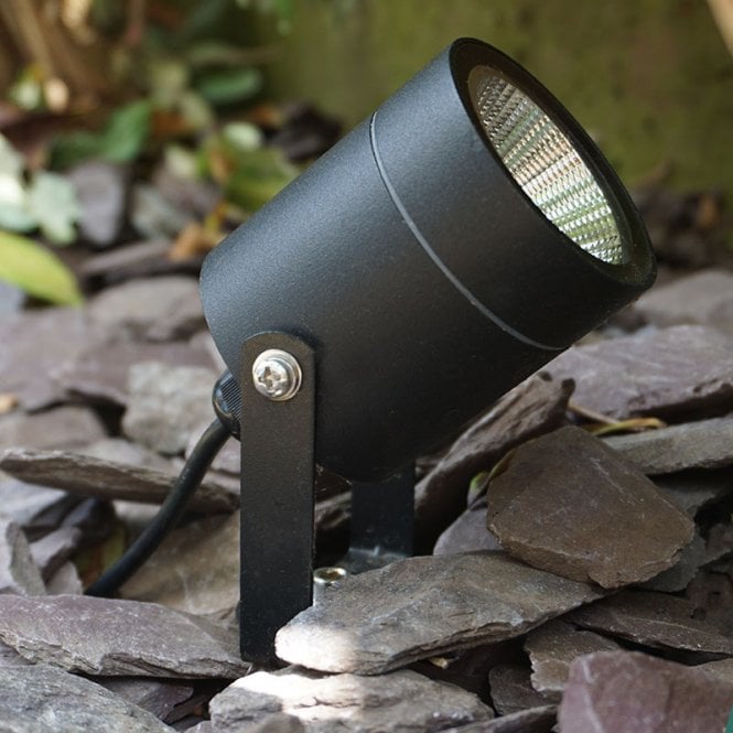 EasyFit Core 12v  Garden Lights - Fern LED Spotlight - Black