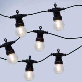 EasyFit Core 12v Garden Lights - Golf Ball LED Festoon Lights - 10 Lights