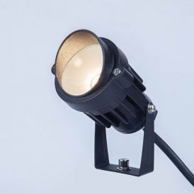 EasyFit Core 12v Garden Lights - Palm 6W LED Spotlight - Black