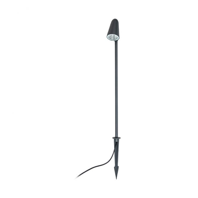 EasyFit Core 12v  Garden Lights - Thistle LED Outdoor Garden Stake Spotlight - Black