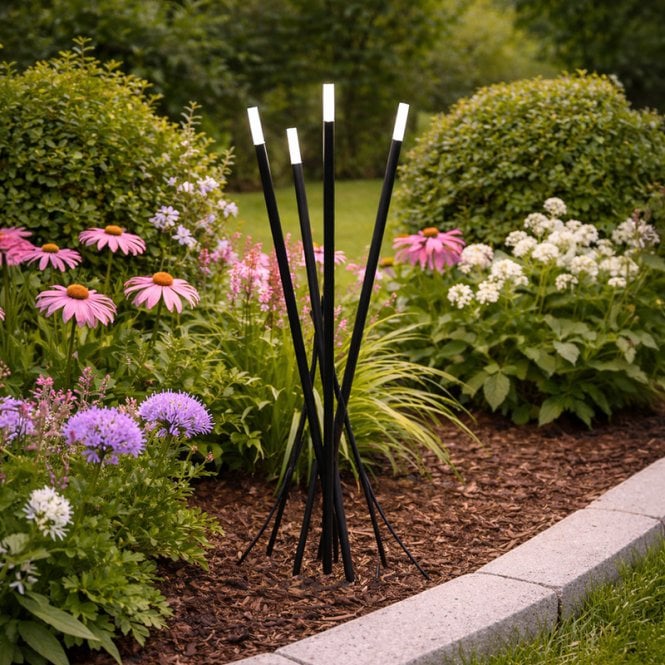 Easyfit Pro 24v  Garden Lights - Bluebell LED Outdoor Feature Stake Light - Black