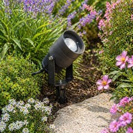 Easyfit Pro 24v Garden Lights - Olive LED Outdoor Spotlight - Black