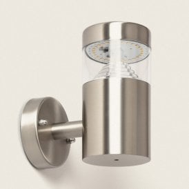 Edit Iluzzia Inti 6W Cool White LED Outdoor Wall Light In Stainless Steel Finish
