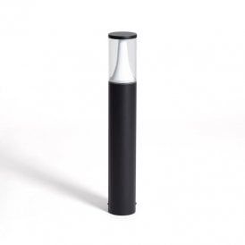 Arrow 600 LED Outdoor Bollard Light In Black Finish