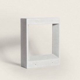 Arvene 350 LED Outdoor Bollard Light In Concrete Finish