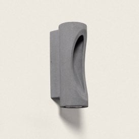 Brinvo Large LED Outdoor Flush Light In Concrete Finish