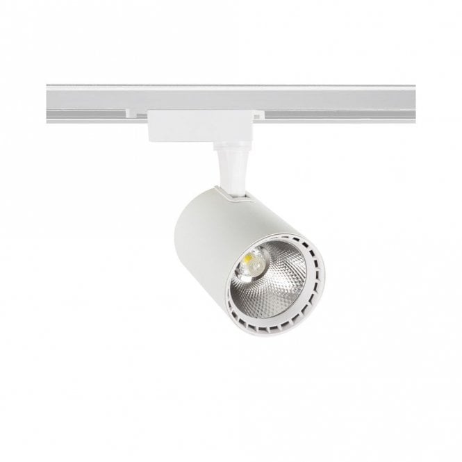 Edit Lighting Bron 20W Warm White LED 1 Circuit Track Light in White Finish