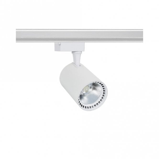 Edit Lighting Bron 40W Cool White LED 1 Circuit Track Light in White Finish