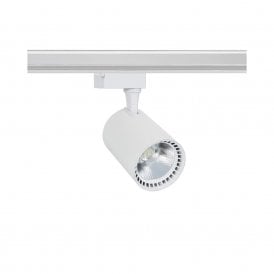 Bron 40W Warm White LED 1 Circuit Track Light in White Finish