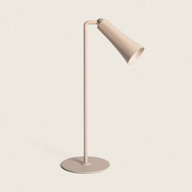 Edit Lighting Bysta USB Rechargeable LED Touch Table Lamp In Camel Finish