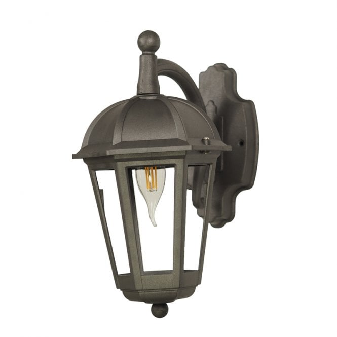 Edit Lighting Coastal Bay Outdoor Lantern Wall Light - Anthracite