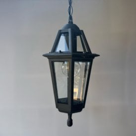Coastal Boscastle Pendant Porch Lantern - Anthracite