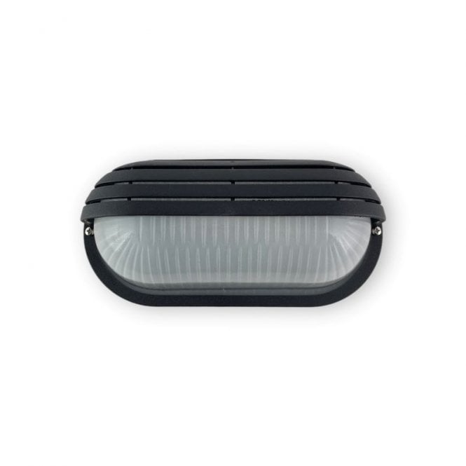Edit Lighting Coastal Conch Outdoor Flush Wall Light - Anthracite