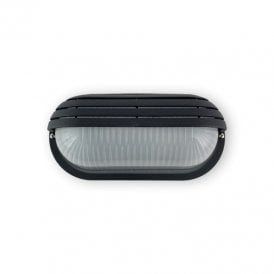 Coastal Conch Outdoor Flush Wall Light - Anthracite