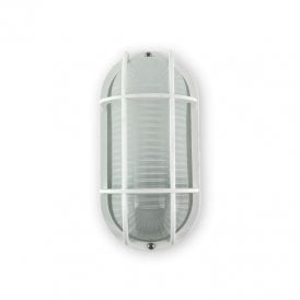 Coastal Cromer Outdoor Flush Wall Light - White