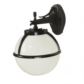 Coastal Marsh Outdoor Wall Light - Black