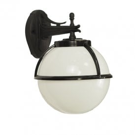 Coastal Marsh Outdoor Wall Light - Black