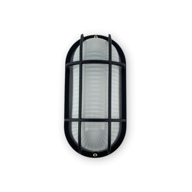 Edit Lighting Coastal Tenby Outdoor Flush Wall Light - Black