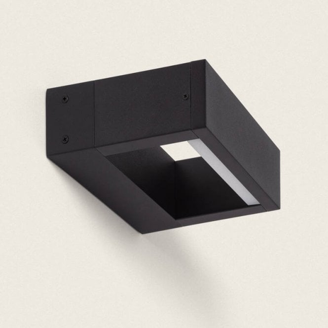 Edit Lighting Ebony LED Outdoor Flush Light In Black Finish