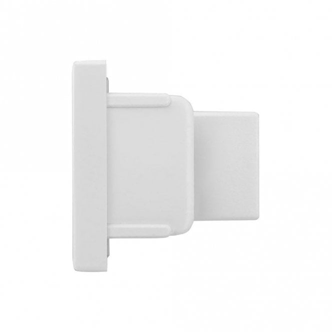 Edit Lighting Edit 1 Circuit Track Dead End Cap in White Finish