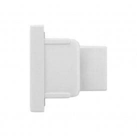 Edit 1 Circuit Track Dead End Cap in White Finish