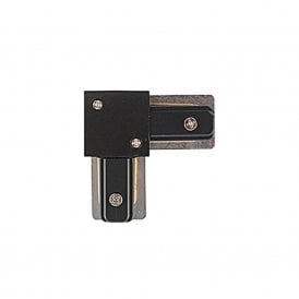 Edit 1 Circuit Track L Connector in Black Finish