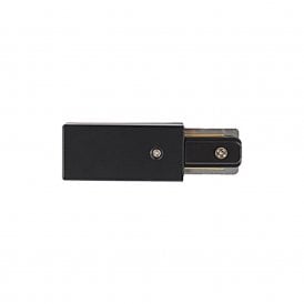 Edit 1 Circuit Track Power End Cap in Black Finish