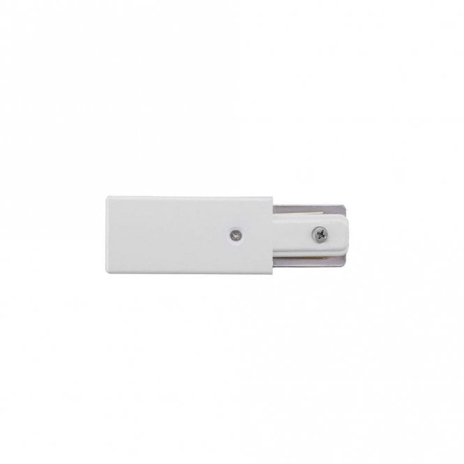 Edit Lighting Edit 1 Circuit Track Power End Cap in White Finish