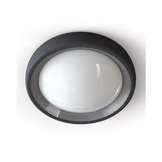 Edit Lighting Edit 13W LED Coastal Outdoor Flush Fitting In Dark Grey Finish