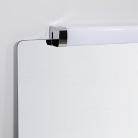 Edit 15W LED Bathroom Mirror Wall Light In White & Chrome Finish