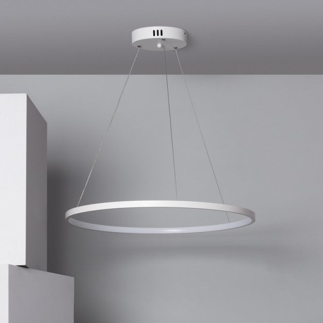 Edit Lighting Edit 21W LED Colour Selectable Ceiling Pendant In White Finish
