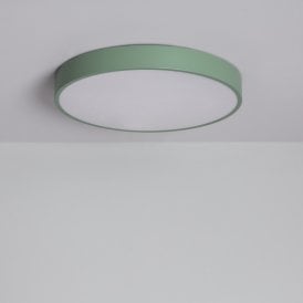 Edit 24W LED Flush Ceiling Fitting In Green Finish