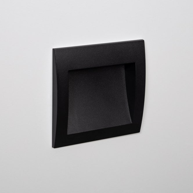 Edit Lighting Edit 4W LED Outdoor Flush Wall Light In Black Finish