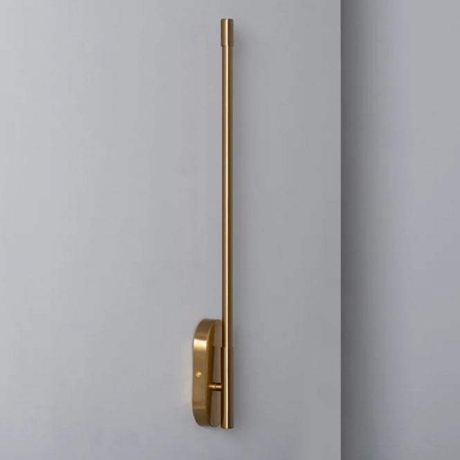 Edit Lighting Edit 8W Metal LED Wall Light In Brushed Gold Finish