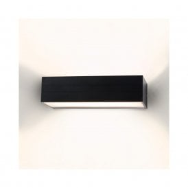 Edit 9w Galeo Daylight LED Outdoor Up & Down Wall Light in Black Finish with Frosted Diffuser