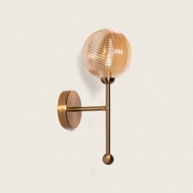 Edit Abbie Glass Wall Light - Amber